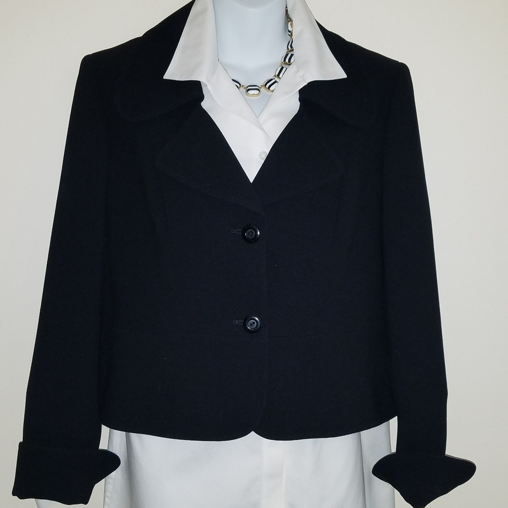 Black Ellen Tracey Blazer size 8
